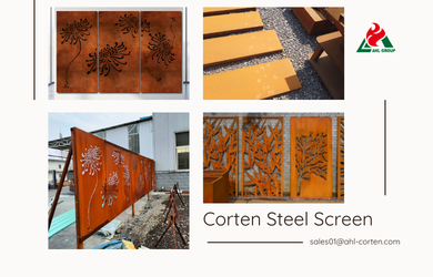 Corten Steel Screen Panel